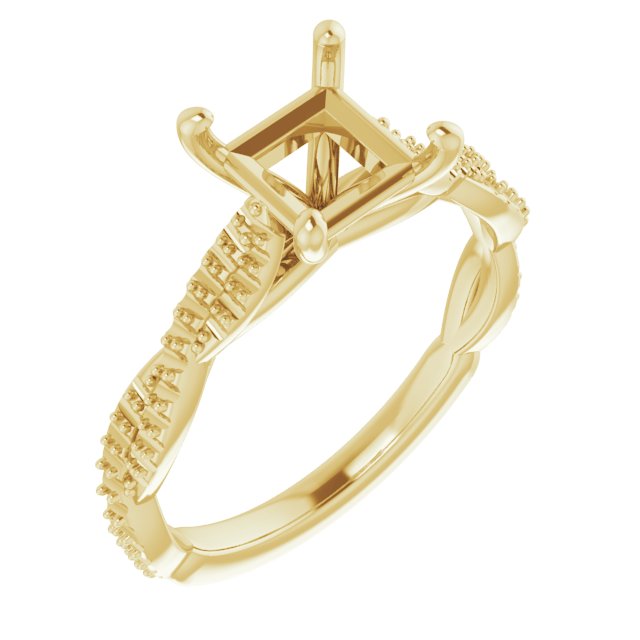 Infinity-Inspired Engagement Ring