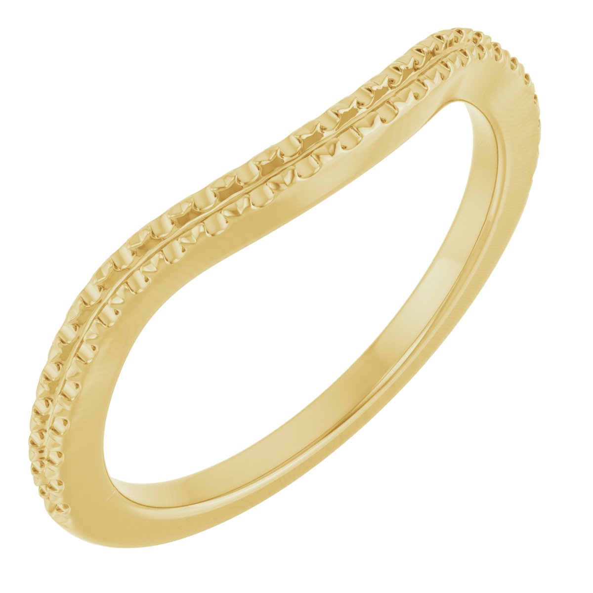 14K Yellow 1/5 CTW Diamond Matching Band