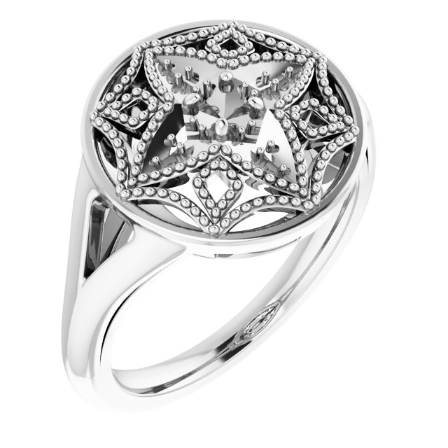 14k White Gold
