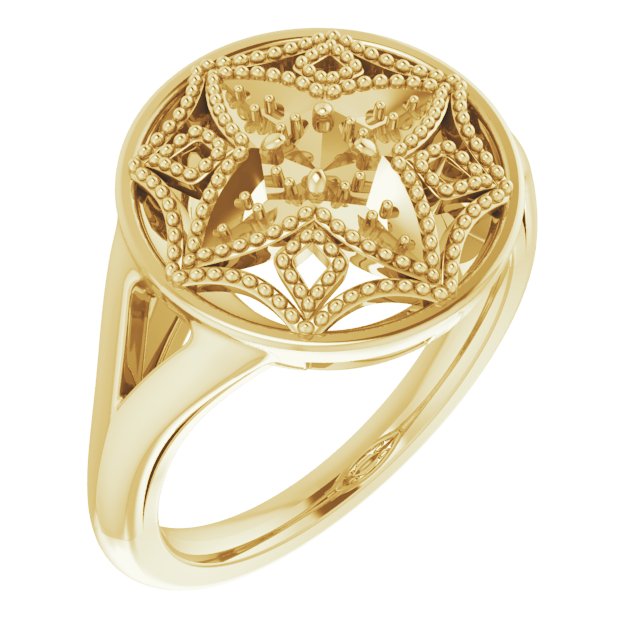 14k Yellow Gold
