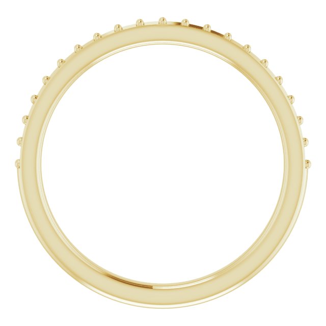 14K Yellow 1/6 CTW Diamond Band  