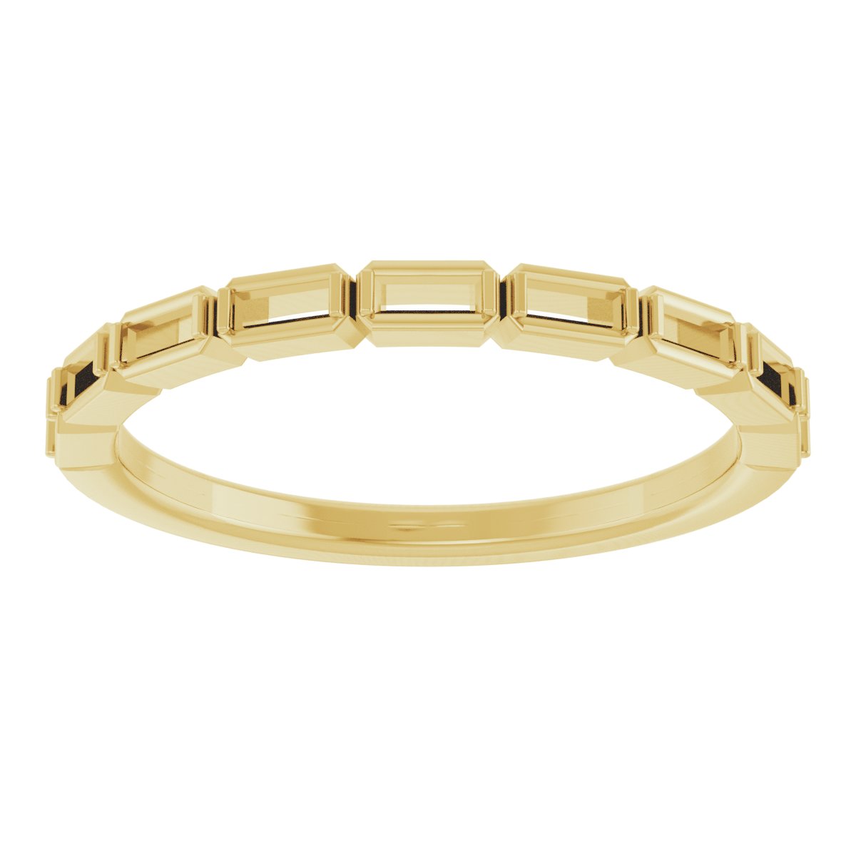 14K Yellow 1/5 CTW Diamond Anniversary Band