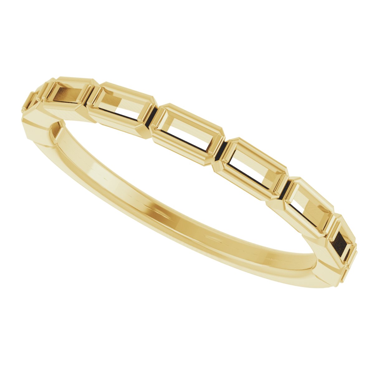 14K Yellow 1/4 CTW Diamond Anniversary Band