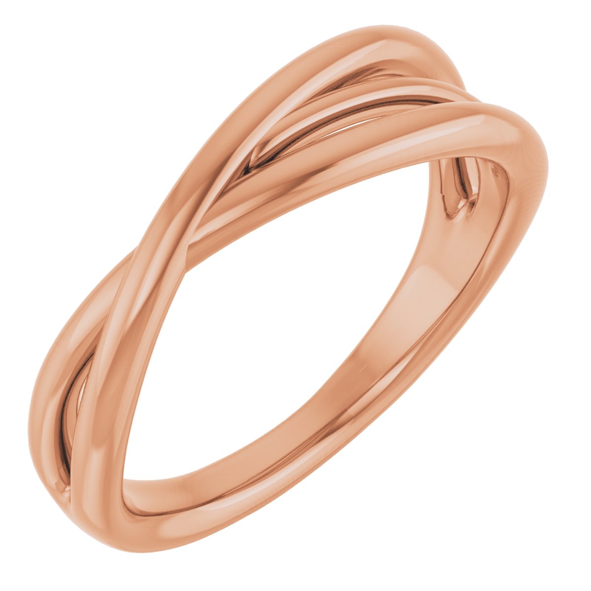 14K Rose Criss-Cross Ring