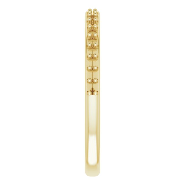 14K Yellow 1/6 CTW Diamond Band  