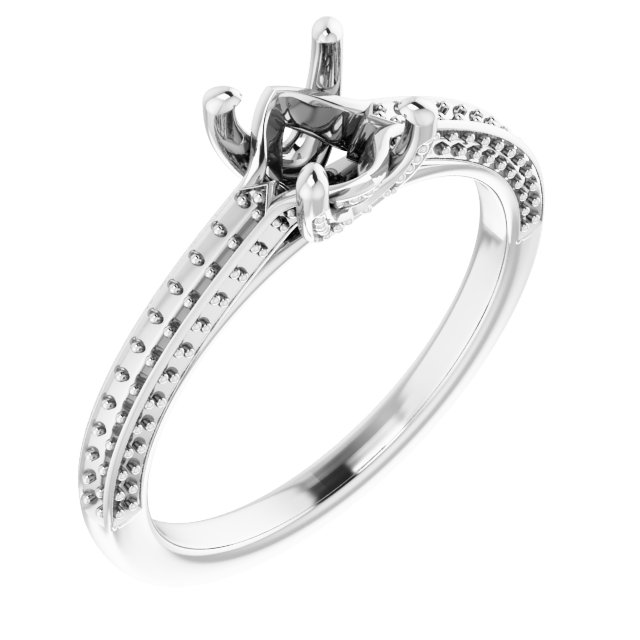 Accented Engagement Ring