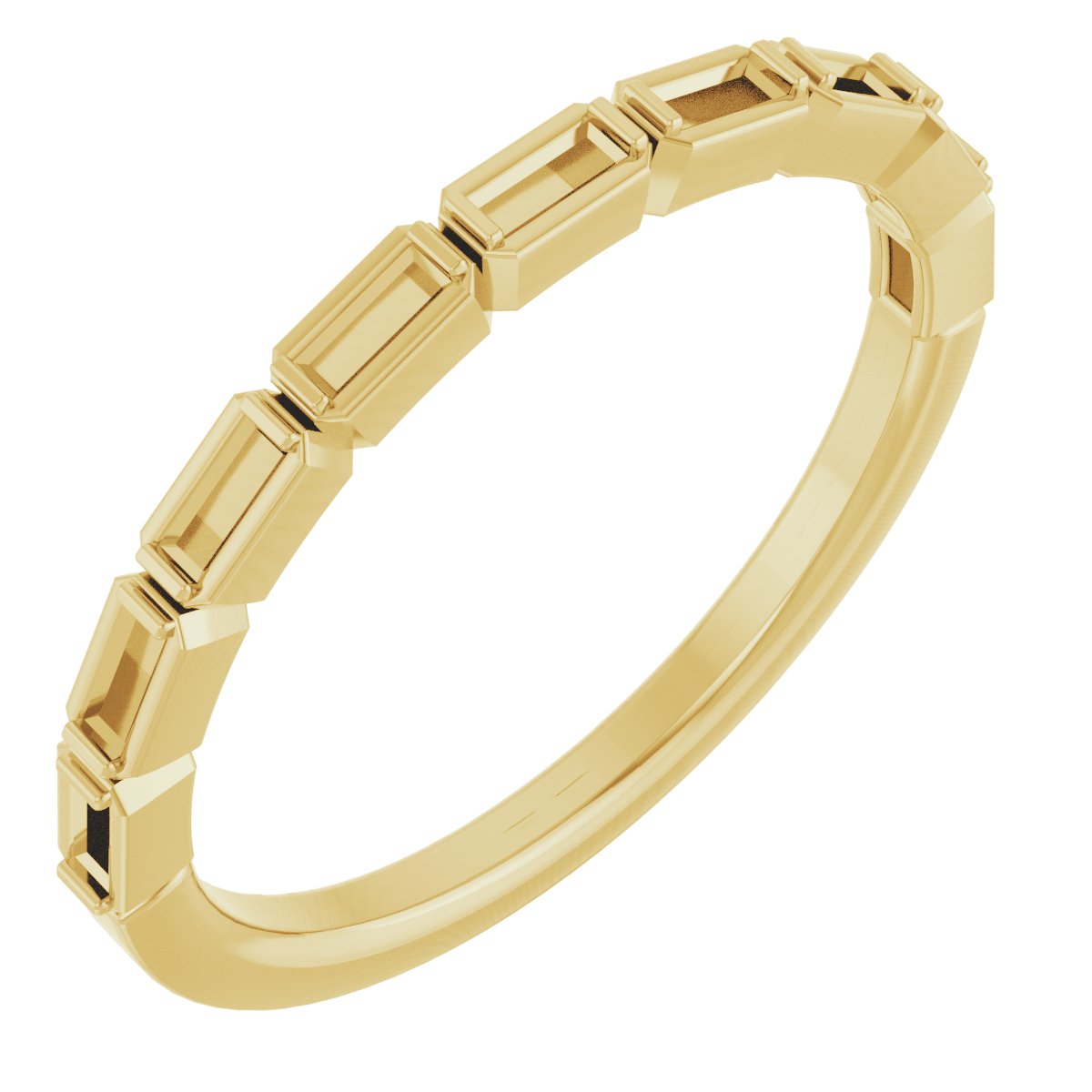 14K Yellow 1/5 CTW Diamond Anniversary Band