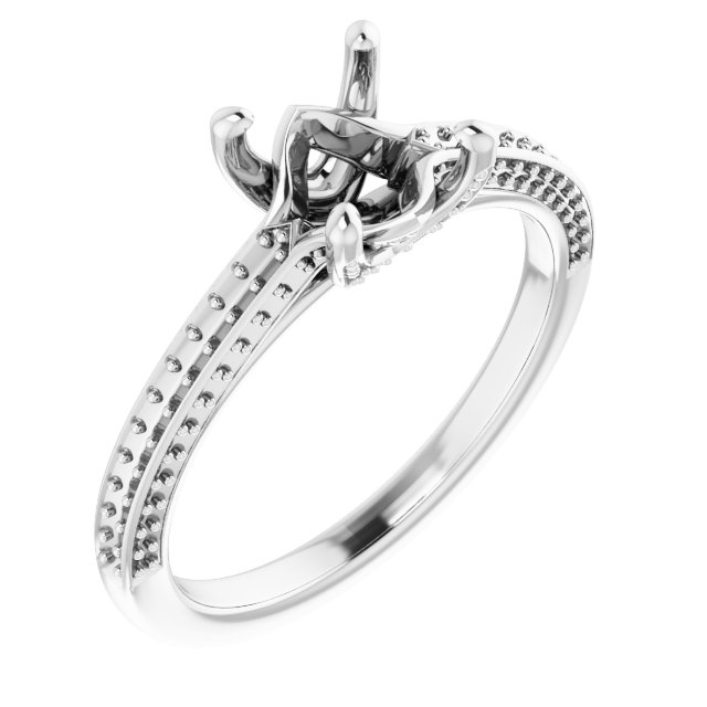 Accented Engagement Ring