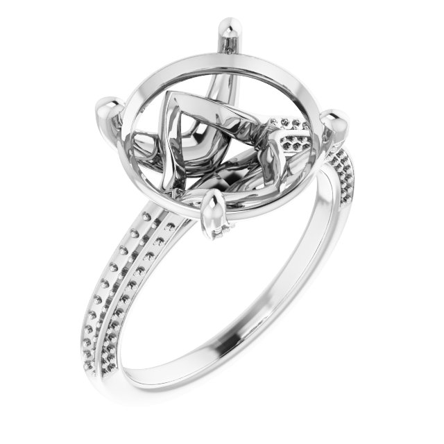 Accented Engagement Ring