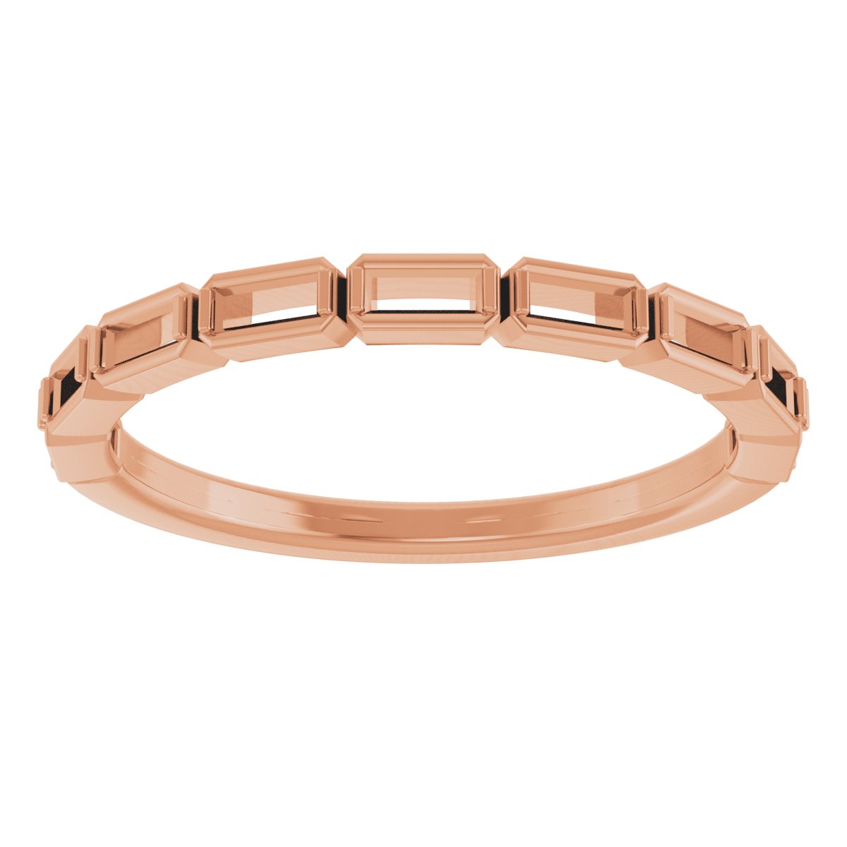 14K Rose 1/4 CTW Diamond Anniversary Band