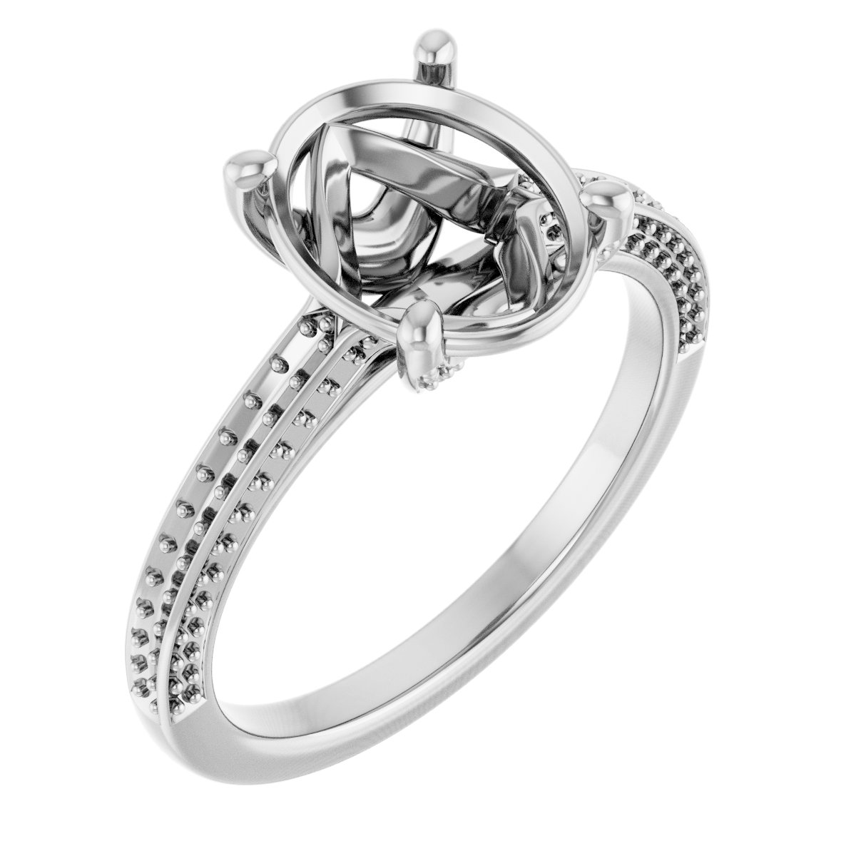 Accented Engagement Ring