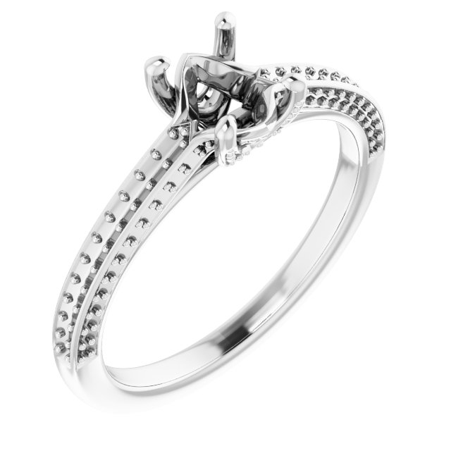 Accented Engagement Ring