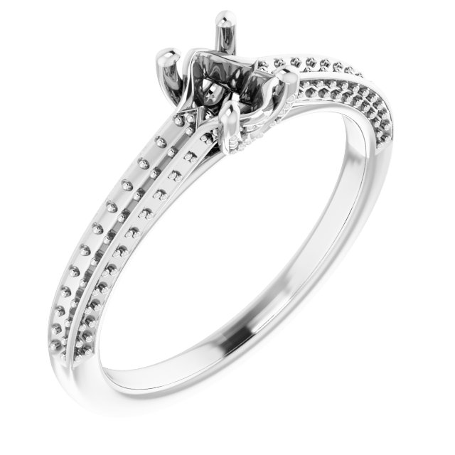 Accented Engagement Ring