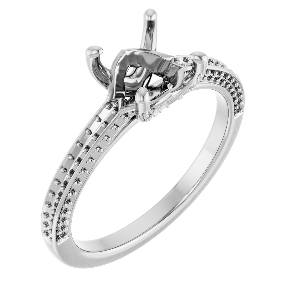 Accented Engagement Ring
