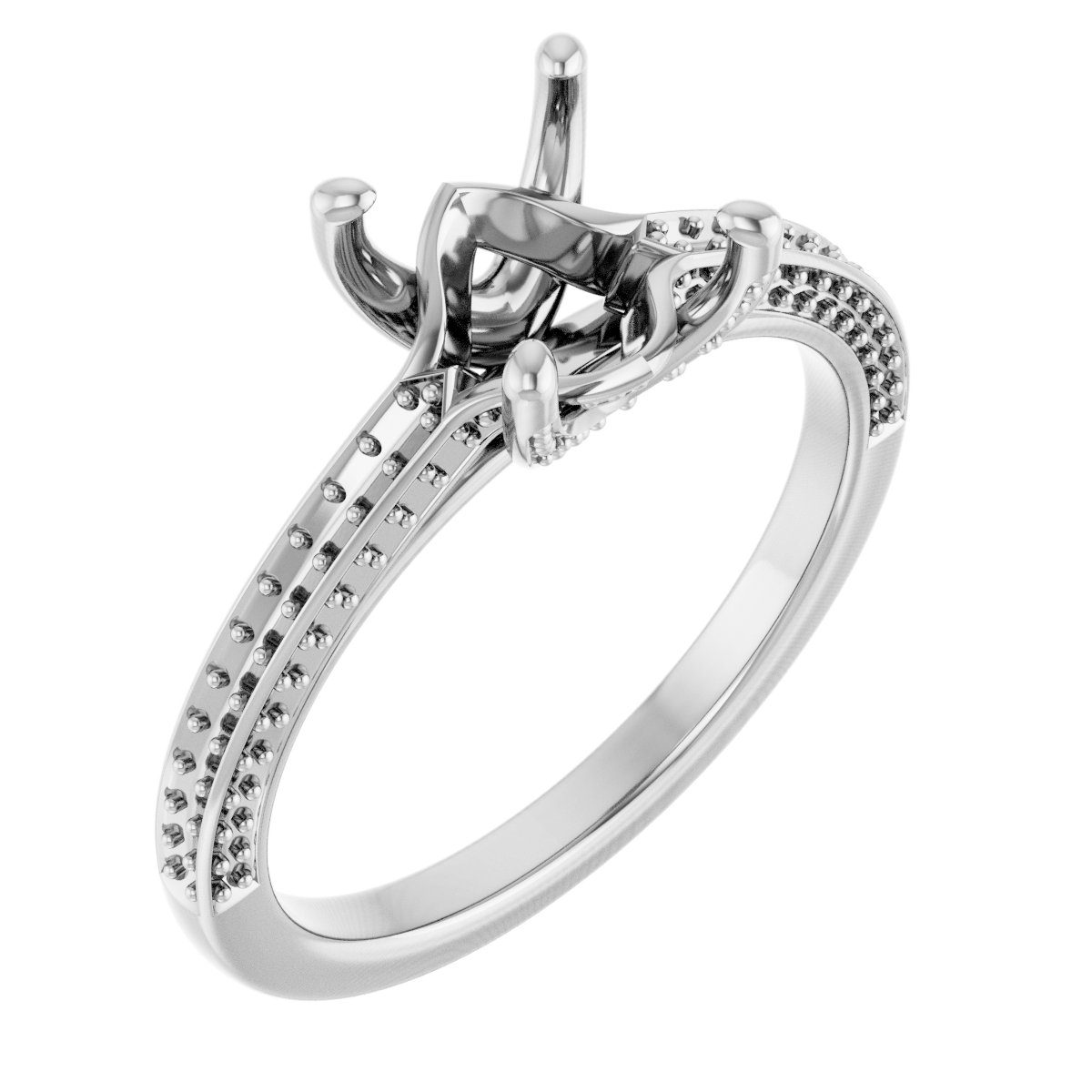 Accented Engagement Ring