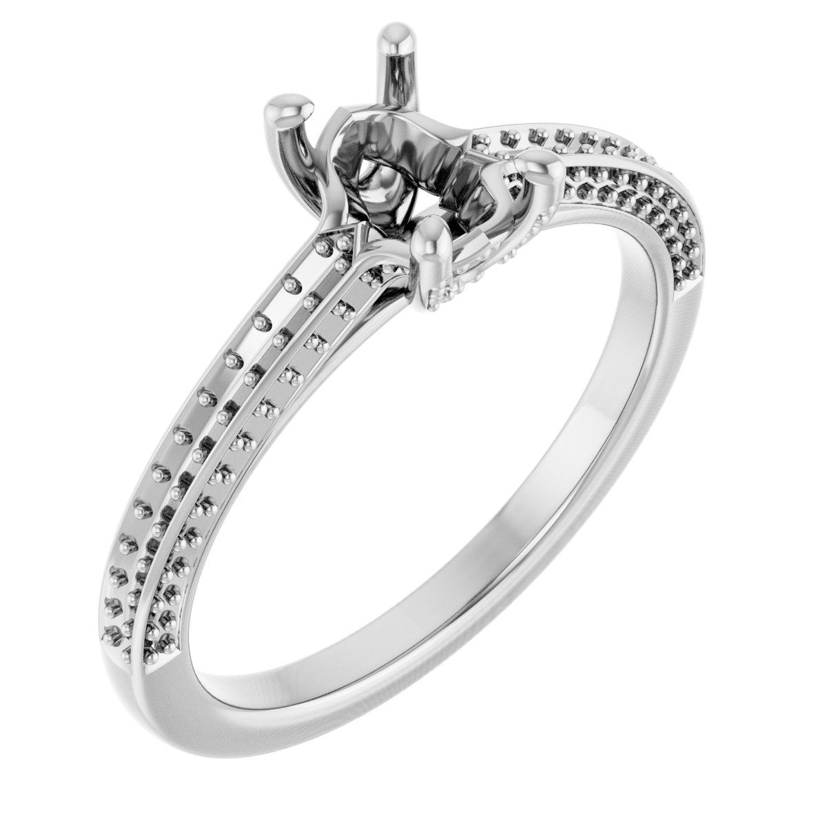 Accented Engagement Ring