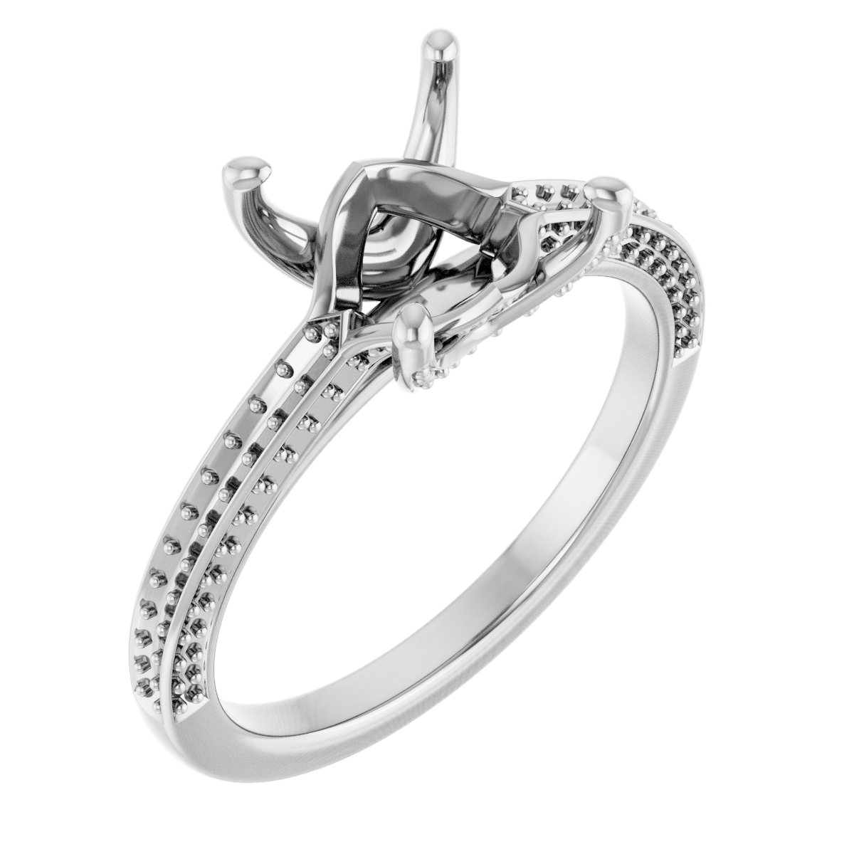 Accented Engagement Ring