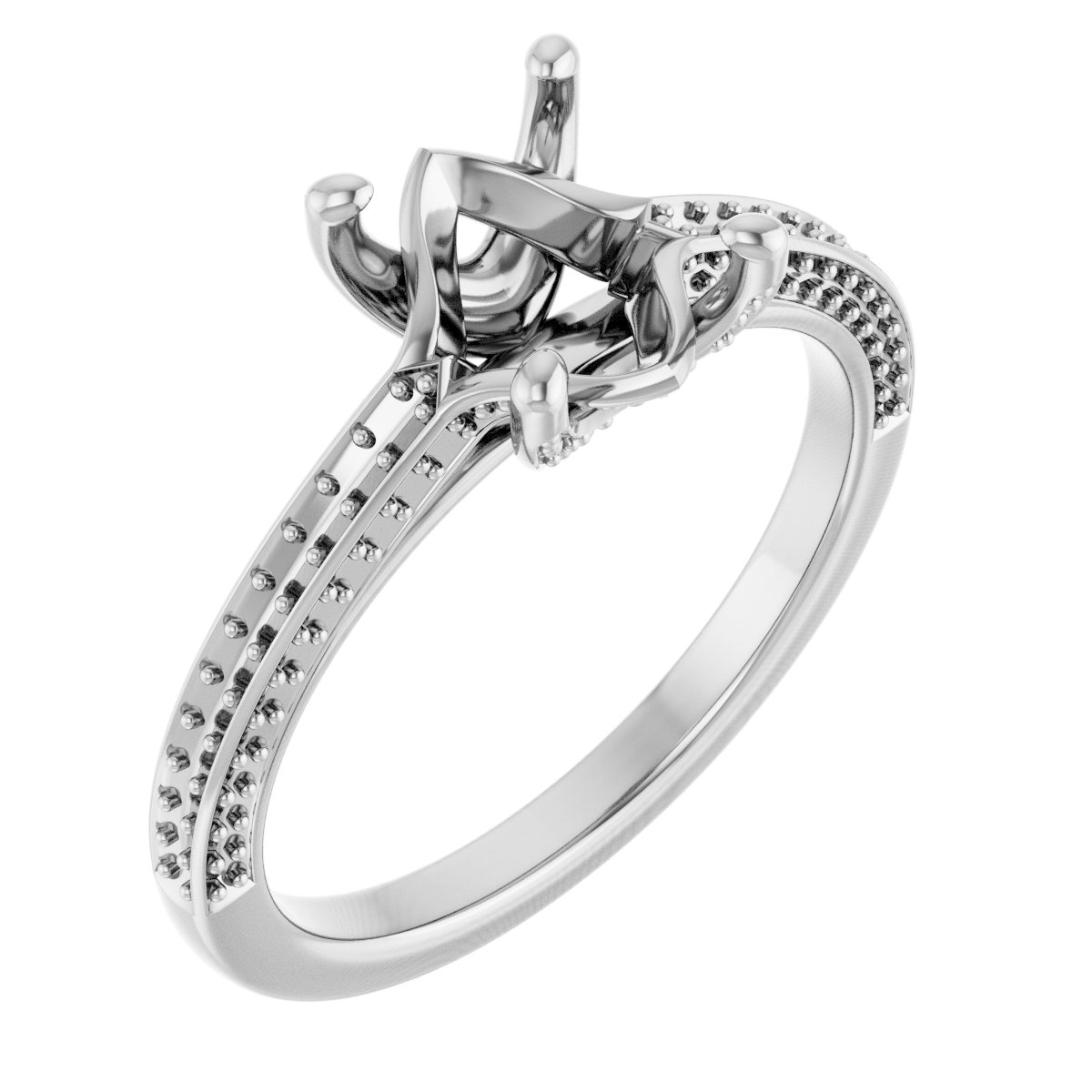 Accented Engagement Ring