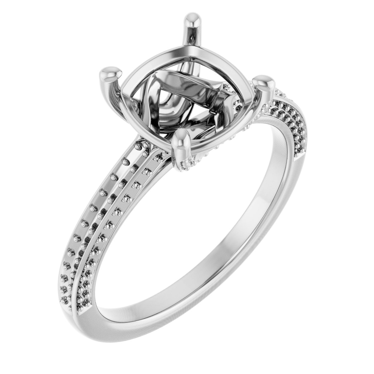 Accented Engagement Ring