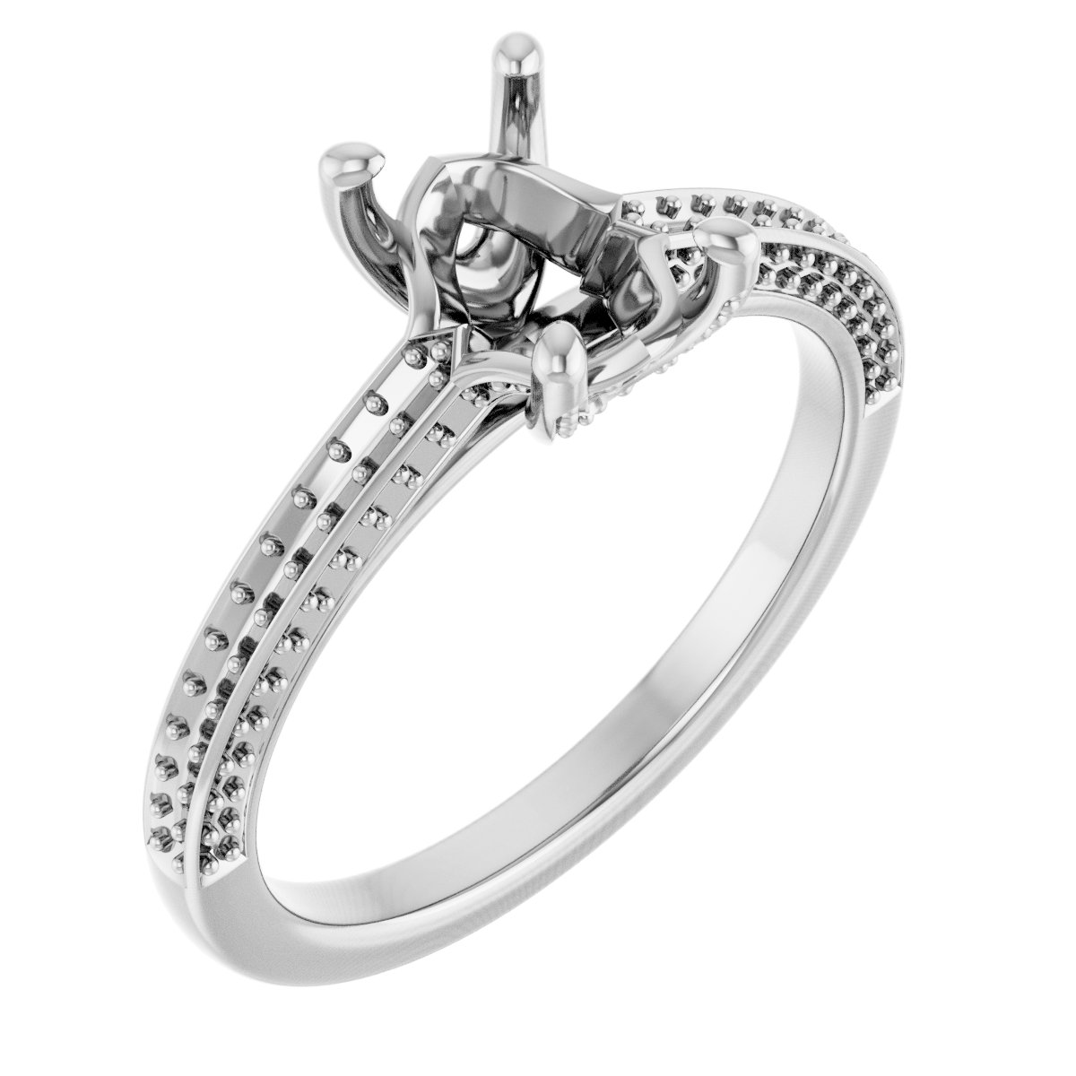 Accented Engagement Ring
