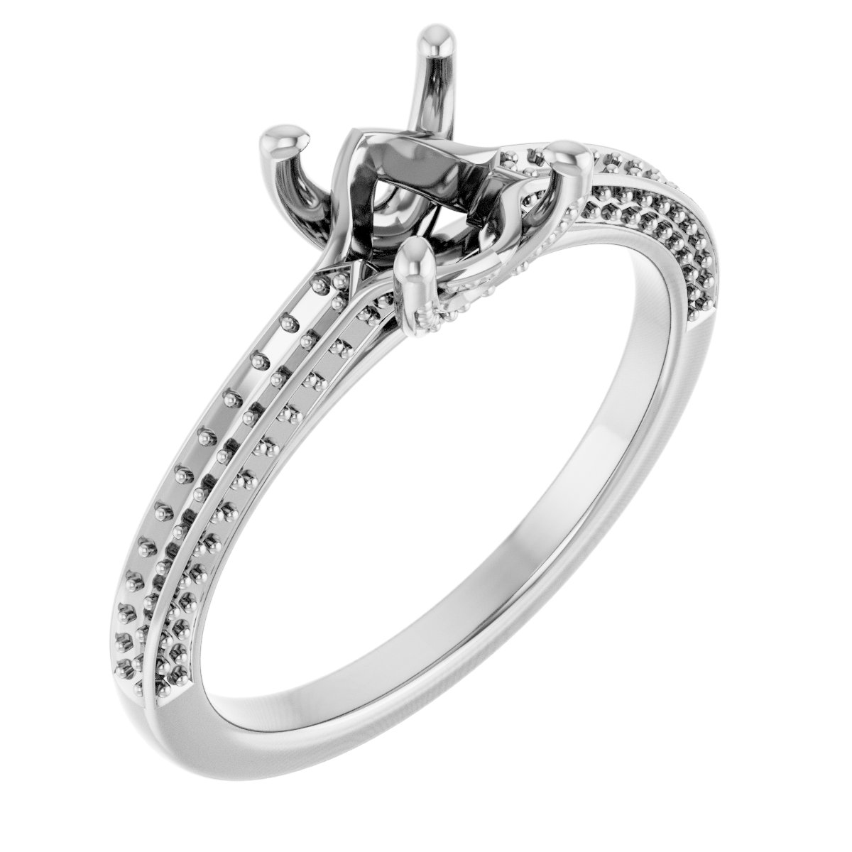 Accented Engagement Ring