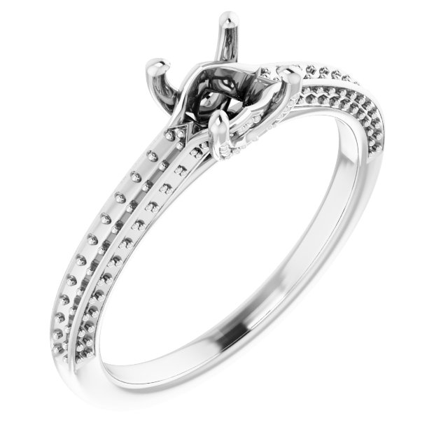 Accented Engagement Ring