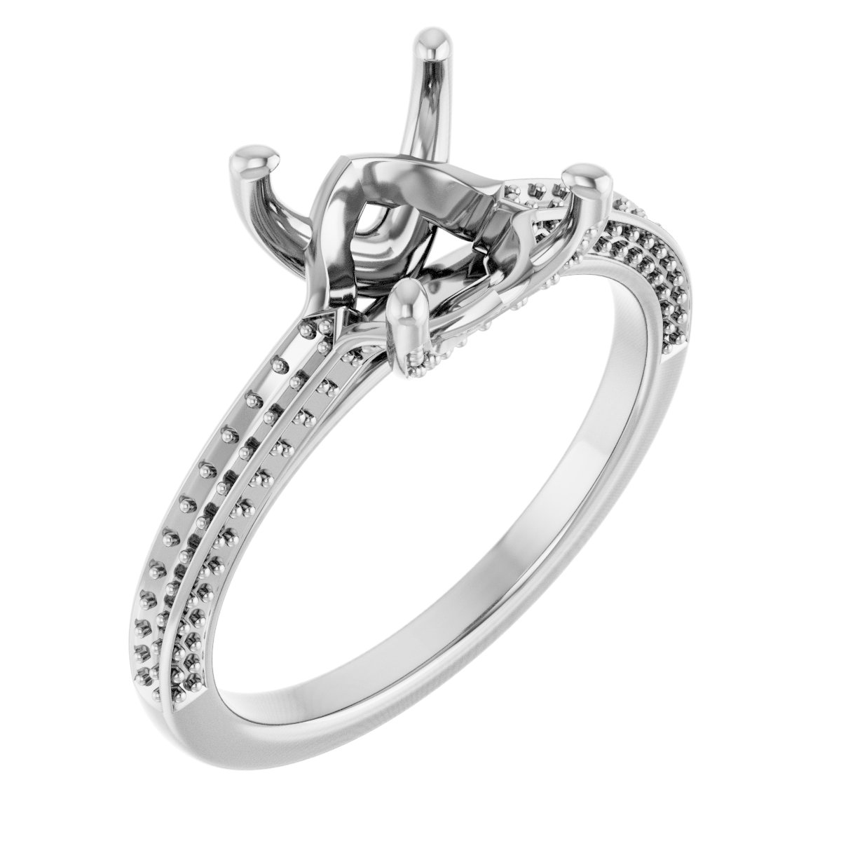 Accented Engagement Ring