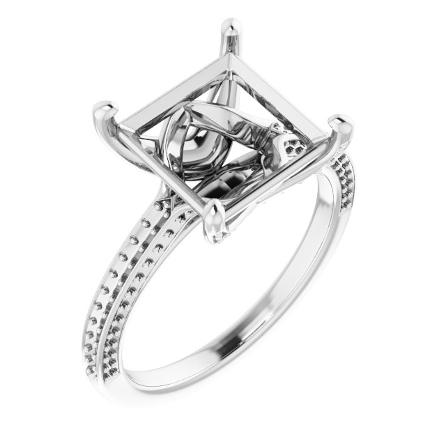 Accented Engagement Ring