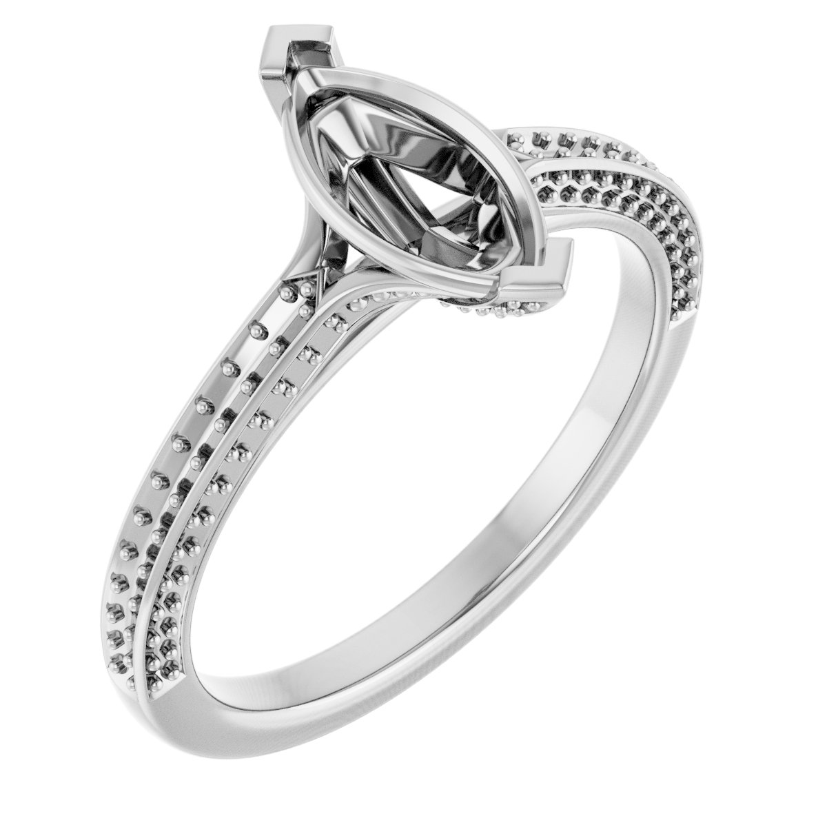 Accented Engagement Ring