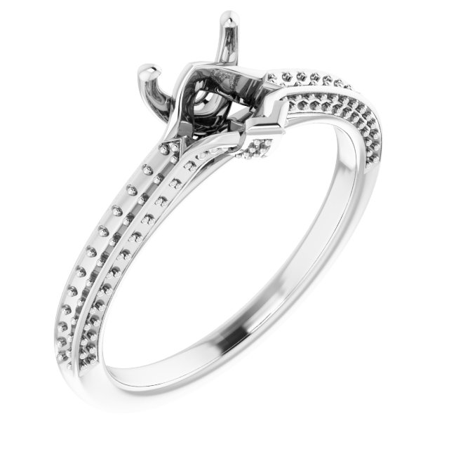 Accented Engagement Ring