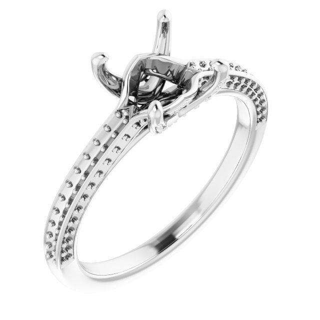 Accented Engagement Ring