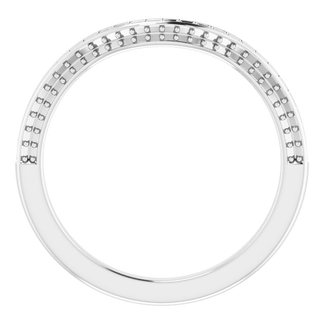 Band Mounting for 6.5 mm Square Ring view 2