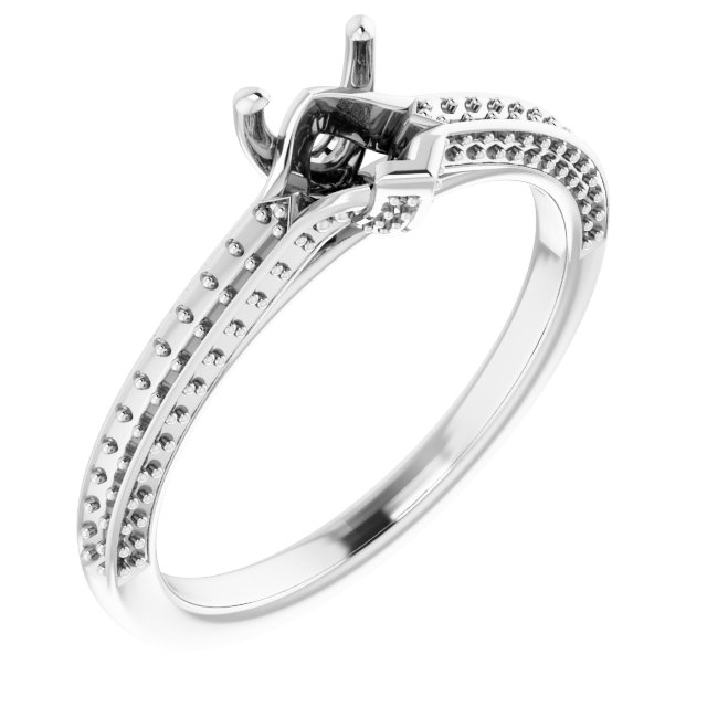 Accented Engagement Ring