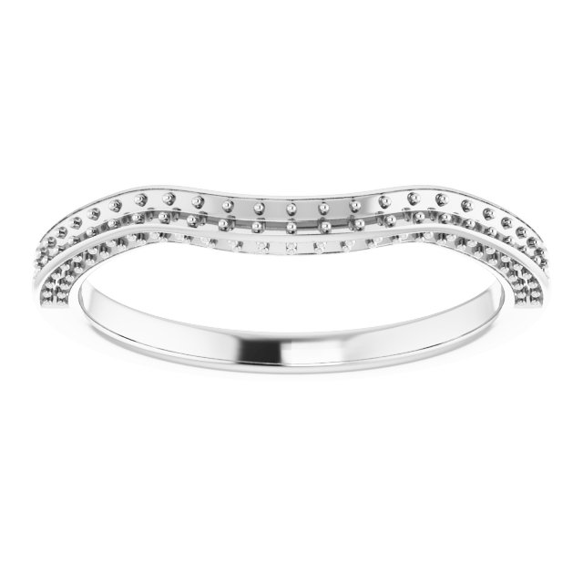 Band Mounting for 6.5 mm Square Ring view 3