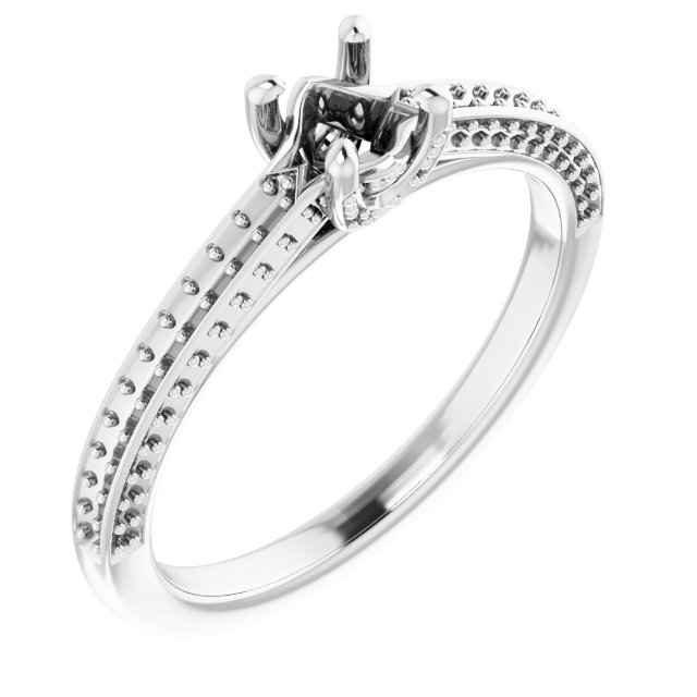 Accented Engagement Ring
