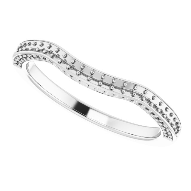Band Mounting for 6.5 mm Square Ring view 5