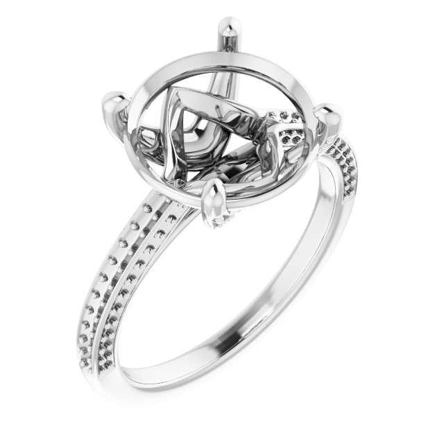 Accented Engagement Ring