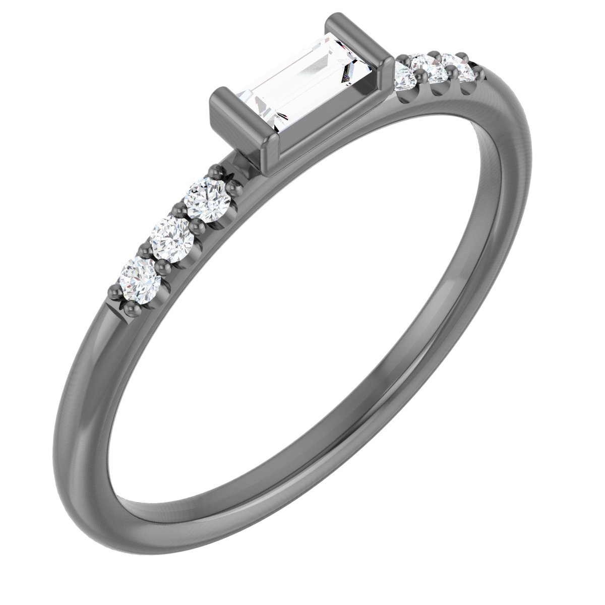 Stackable Accented Ring