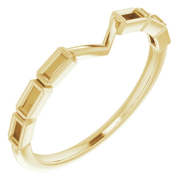 Accented Engagement Ring or Band