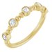 14K Yellow .33 CTW Natural Diamond Stackable Ring