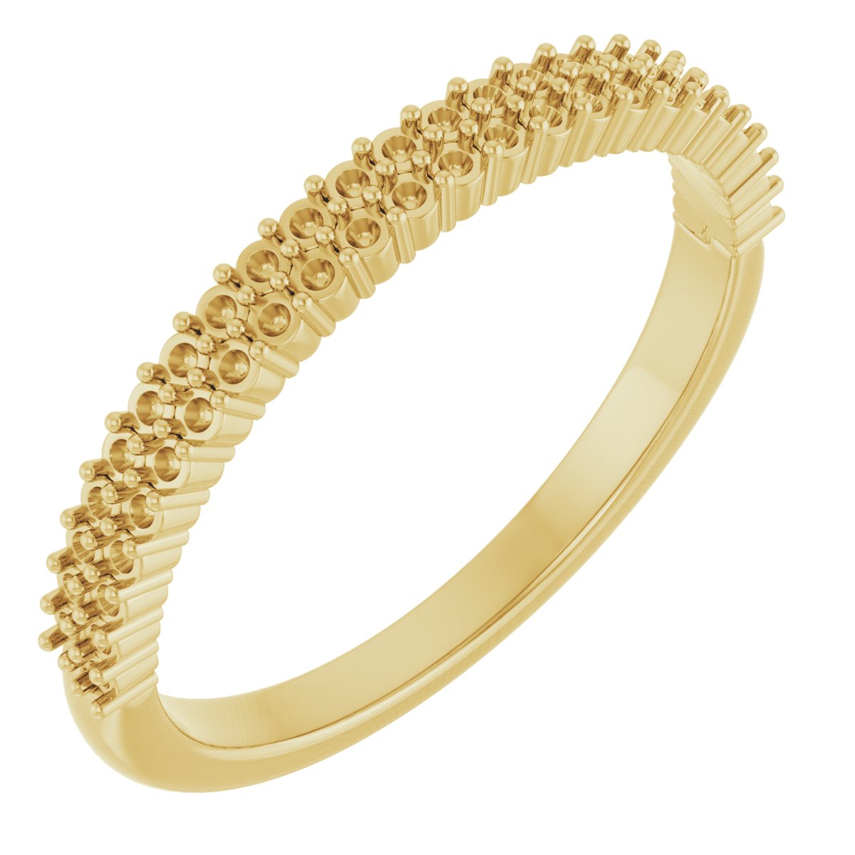 14K Yellow 1/4 CTW Diamond Anniversary Band 