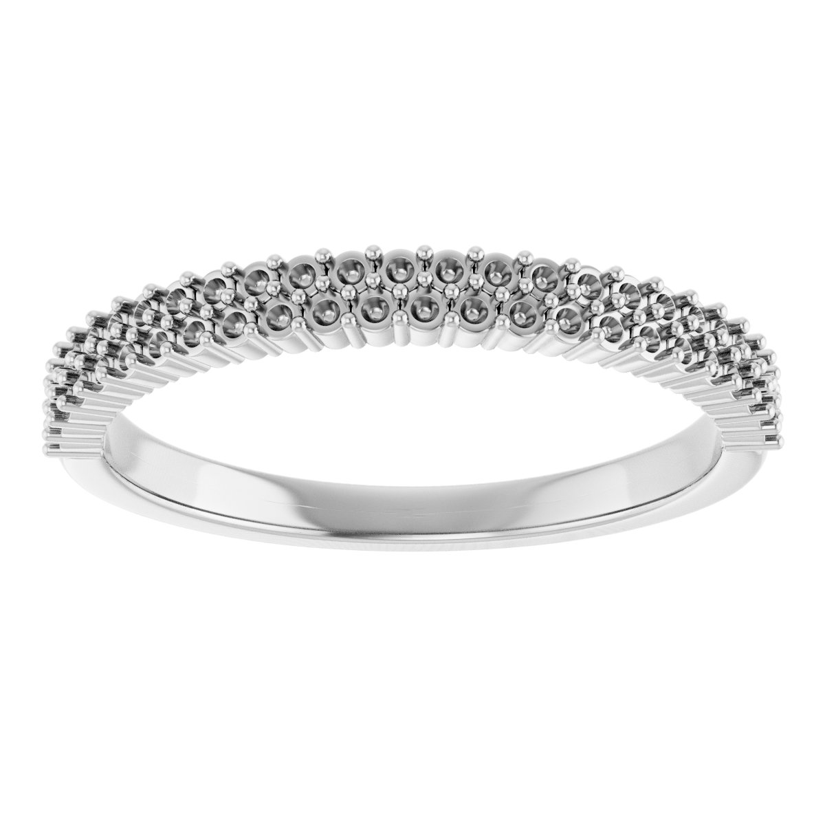 14K White 1/4 CTW Diamond Anniversary Band 