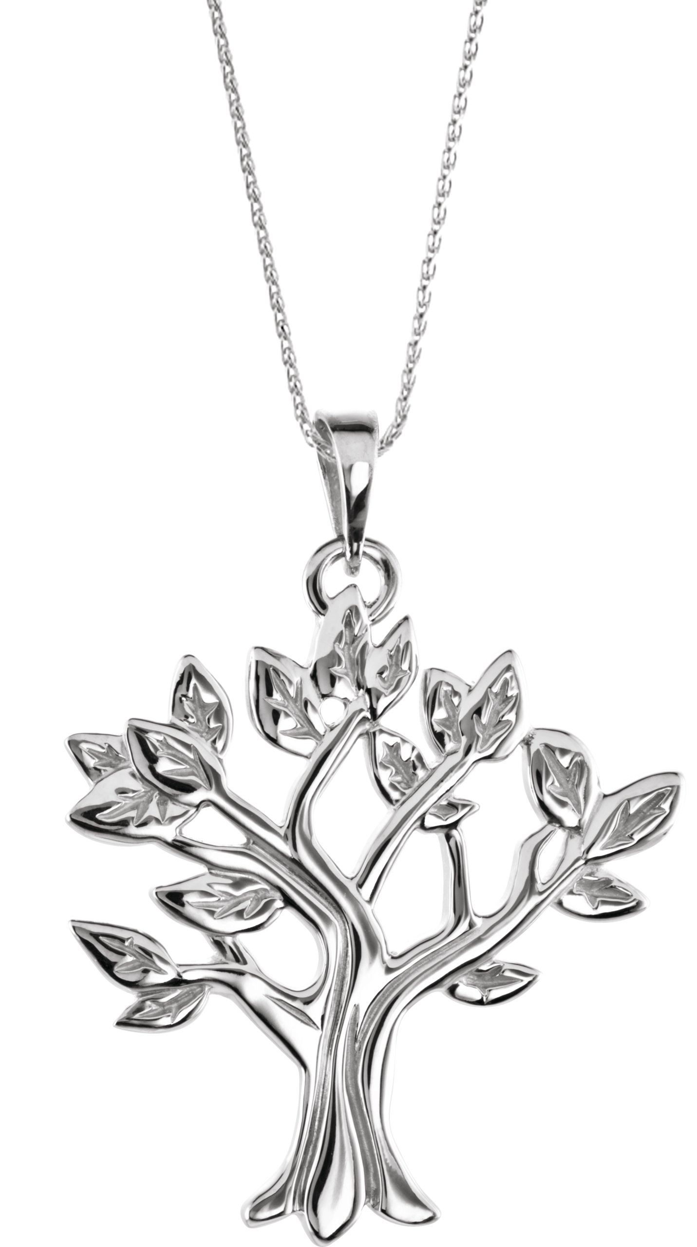 14K White  My Tree™ Family 16-18 Necklace