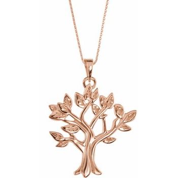 14K Rose My Tree Family 16 18 inch Necklace Ref. 16681635
