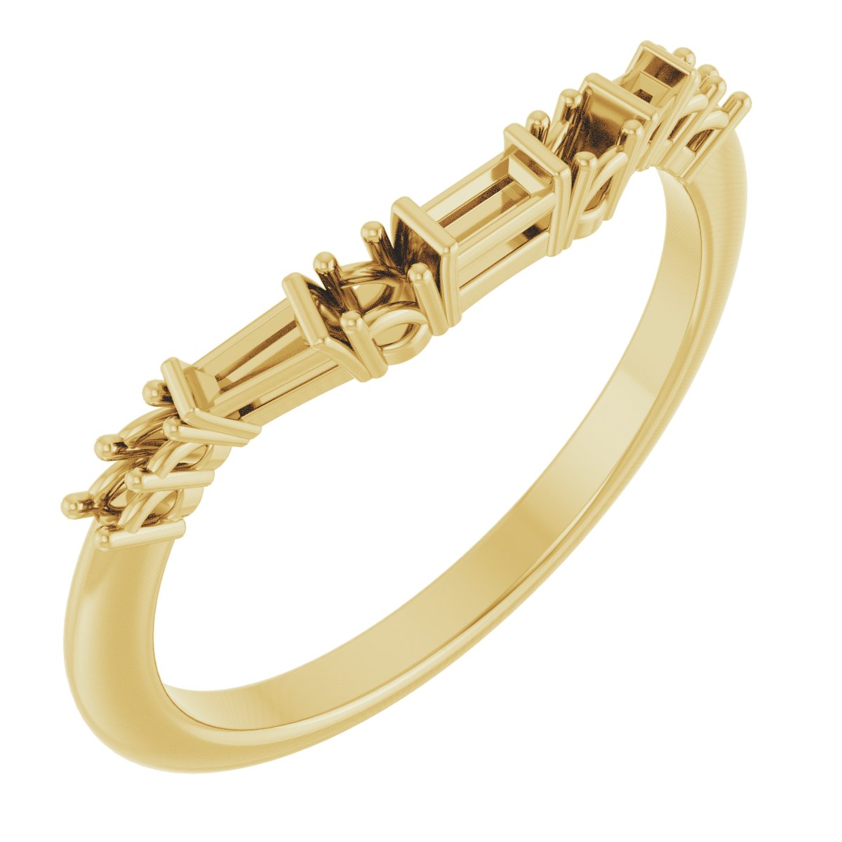 14K Yellow .20 CTW Contour Band Ref 13697334