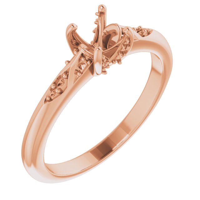 Accented Engagement Ring or Band