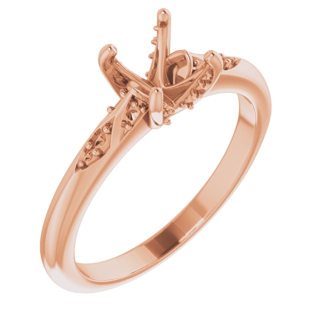 Accented Engagement Ring or Band