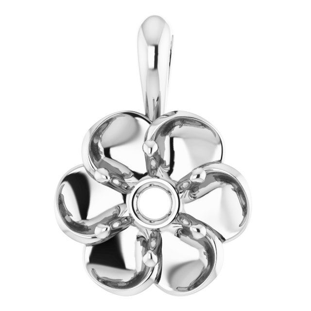Solitaire Buttercup Pendant