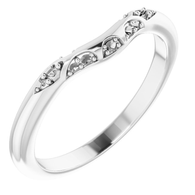 Accented Engagement Ring or Band