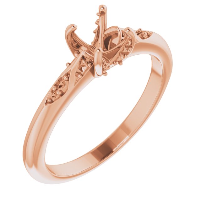 Accented Engagement Ring or Band